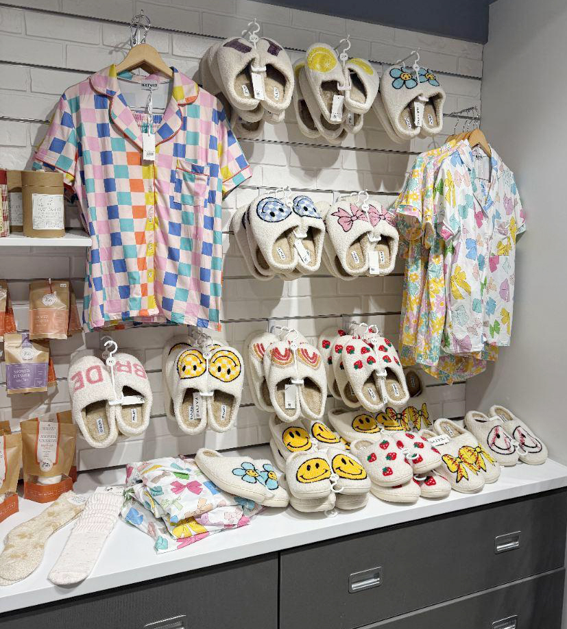 pajamas and slippers